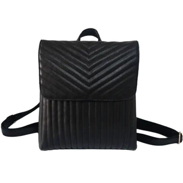 стеганый кожаный рюкзак для женщин