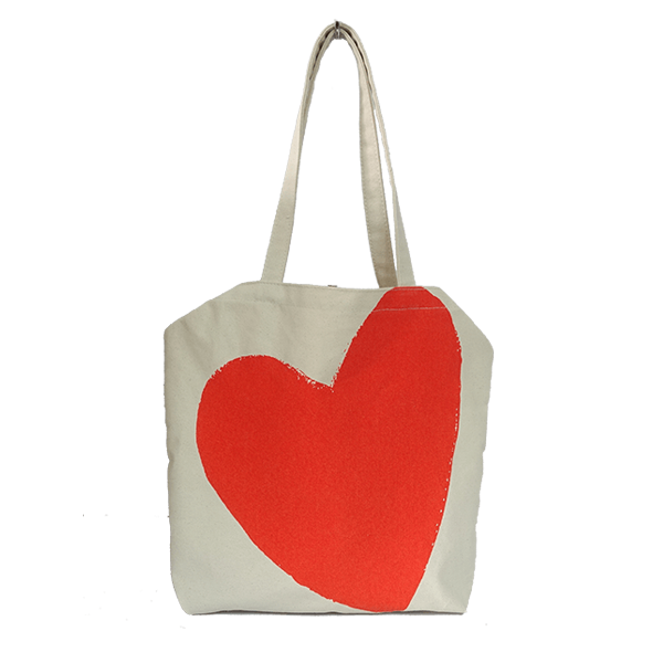 сумка-тоут с тиснением в форме сердца
