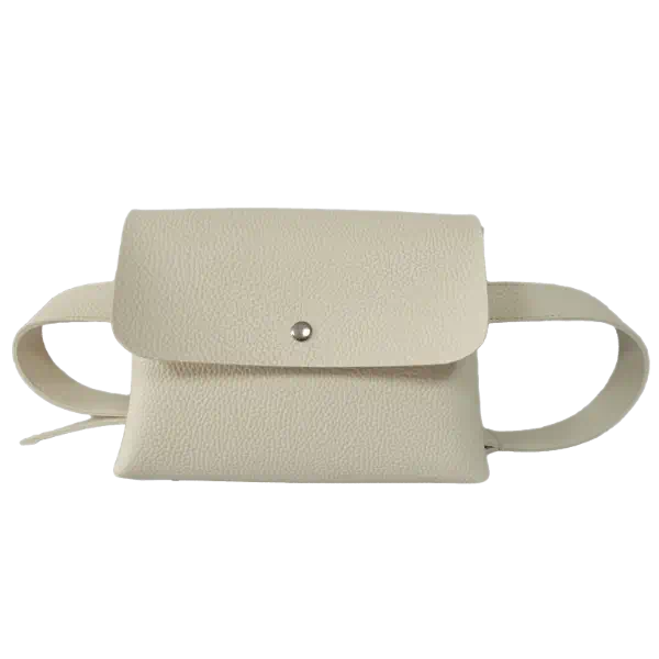 sac banane double en cuir pour femme