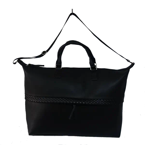 Sac de voyage élégant en cuir PU lisse pour femmes